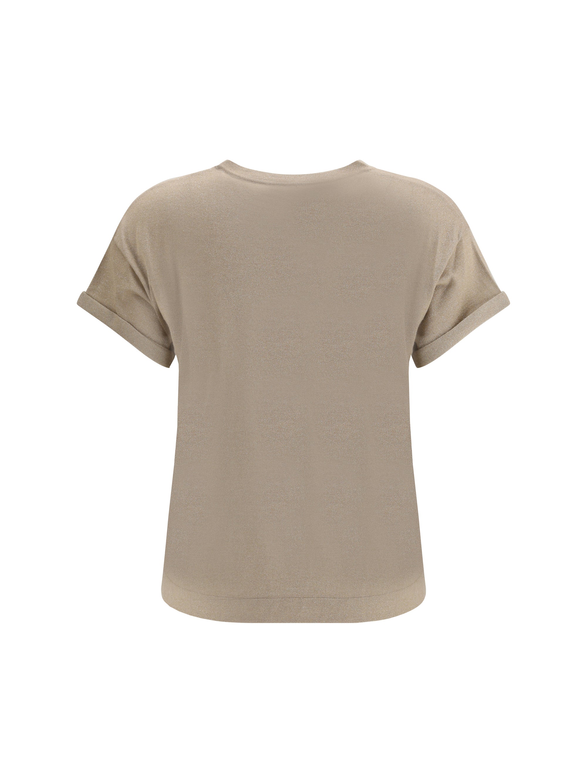 BRUNELLO CUCINELLI M cashmere glitter t-shirt