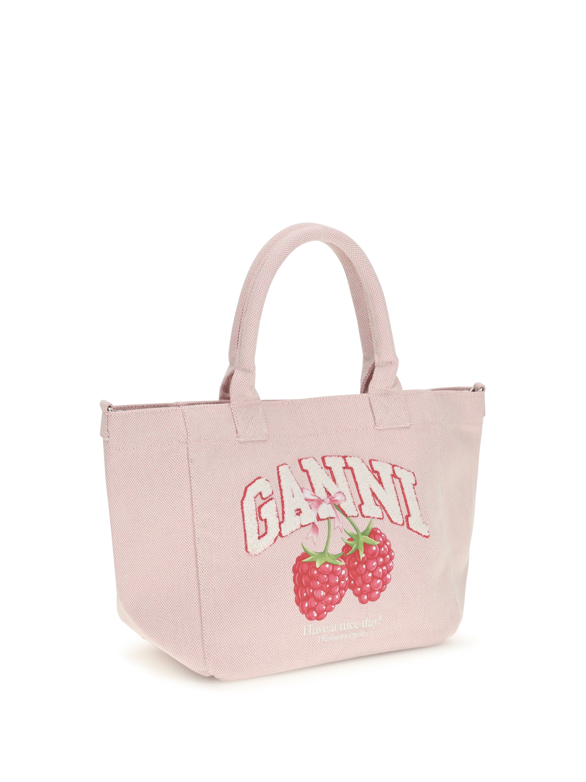 small easy shopper raspberry print