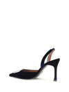 camelia velvet slingback pumps