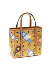 toni printed canvas tote bag