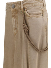 PINKO 38 hurghada midi denim skirt 