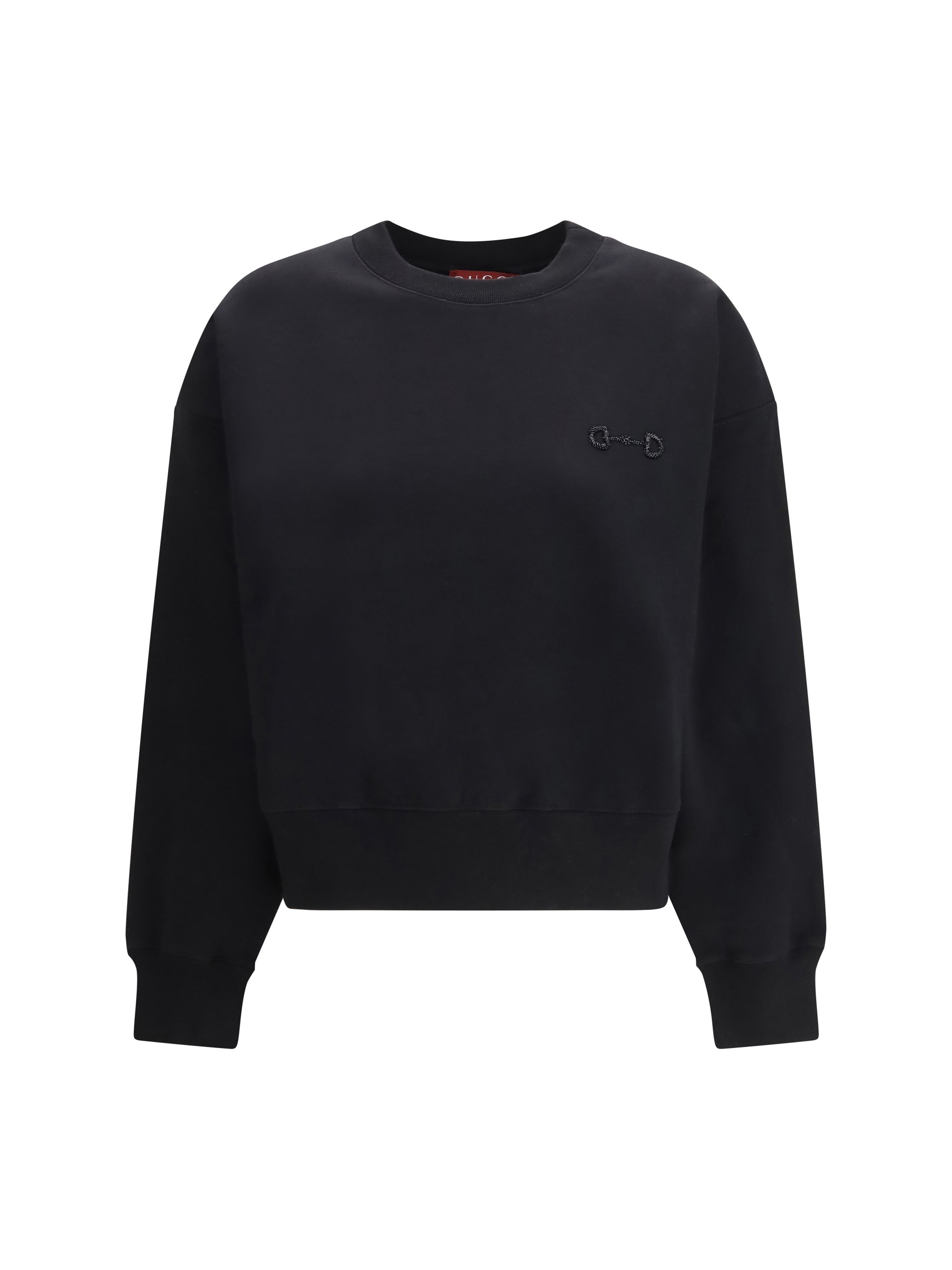 brushed cotton jersey sweatshirt