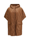 quilted urban light nylon cape