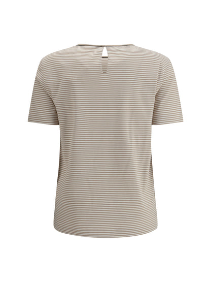 BRUNELLO CUCINELLI L striped jersey t-shirt