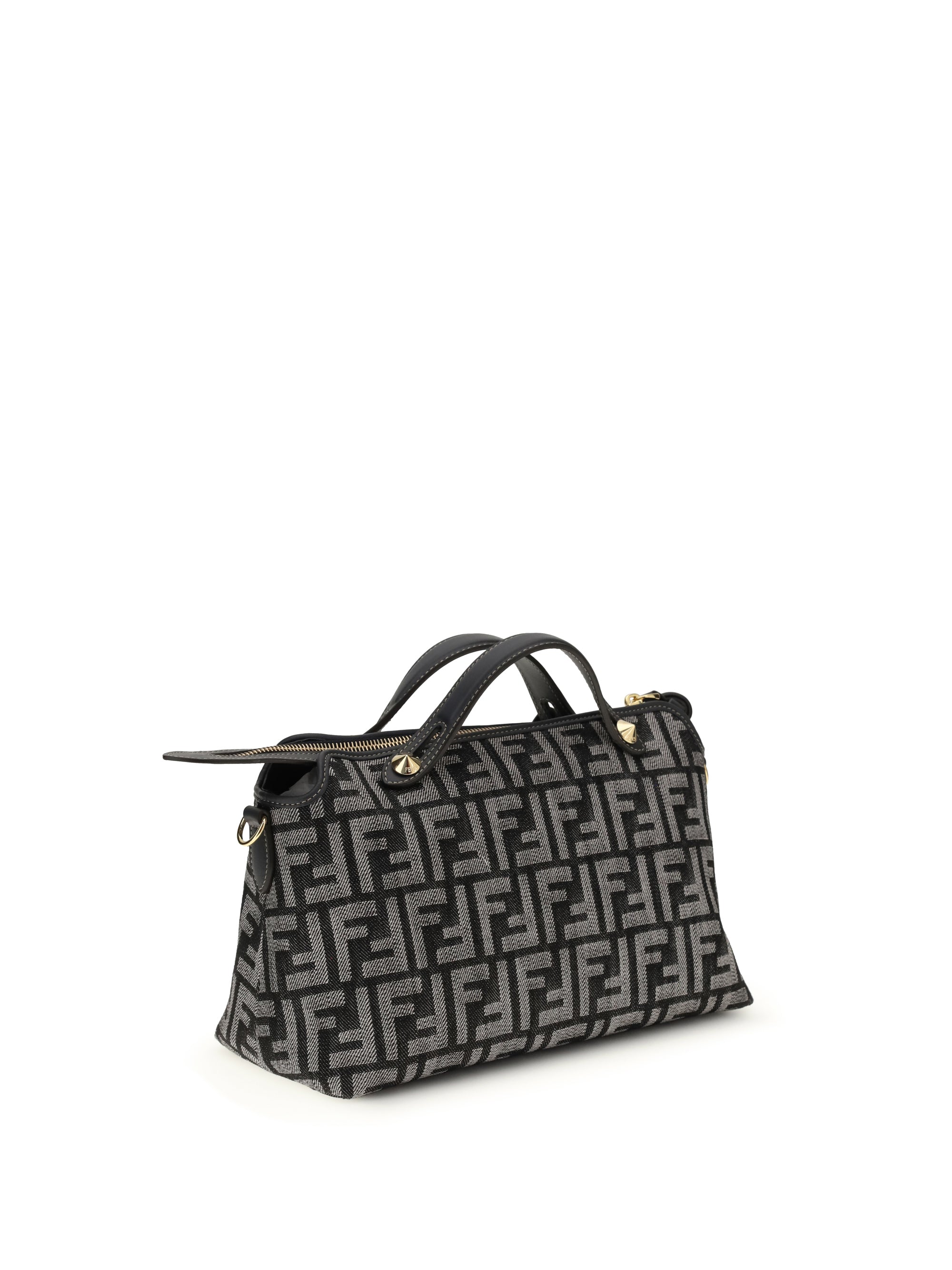 FENDI OS ff denim shoulder bag