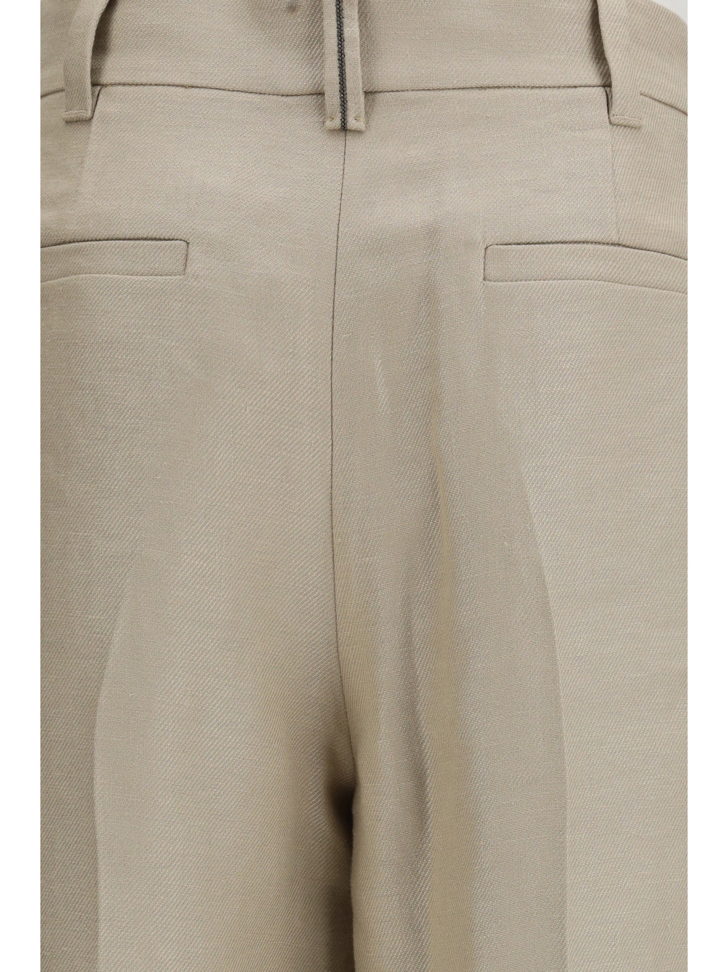 BRUNELLO CUCINELLI 38 linen trousers 