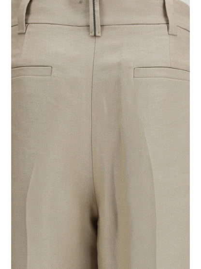 BRUNELLO CUCINELLI 38 linen trousers 