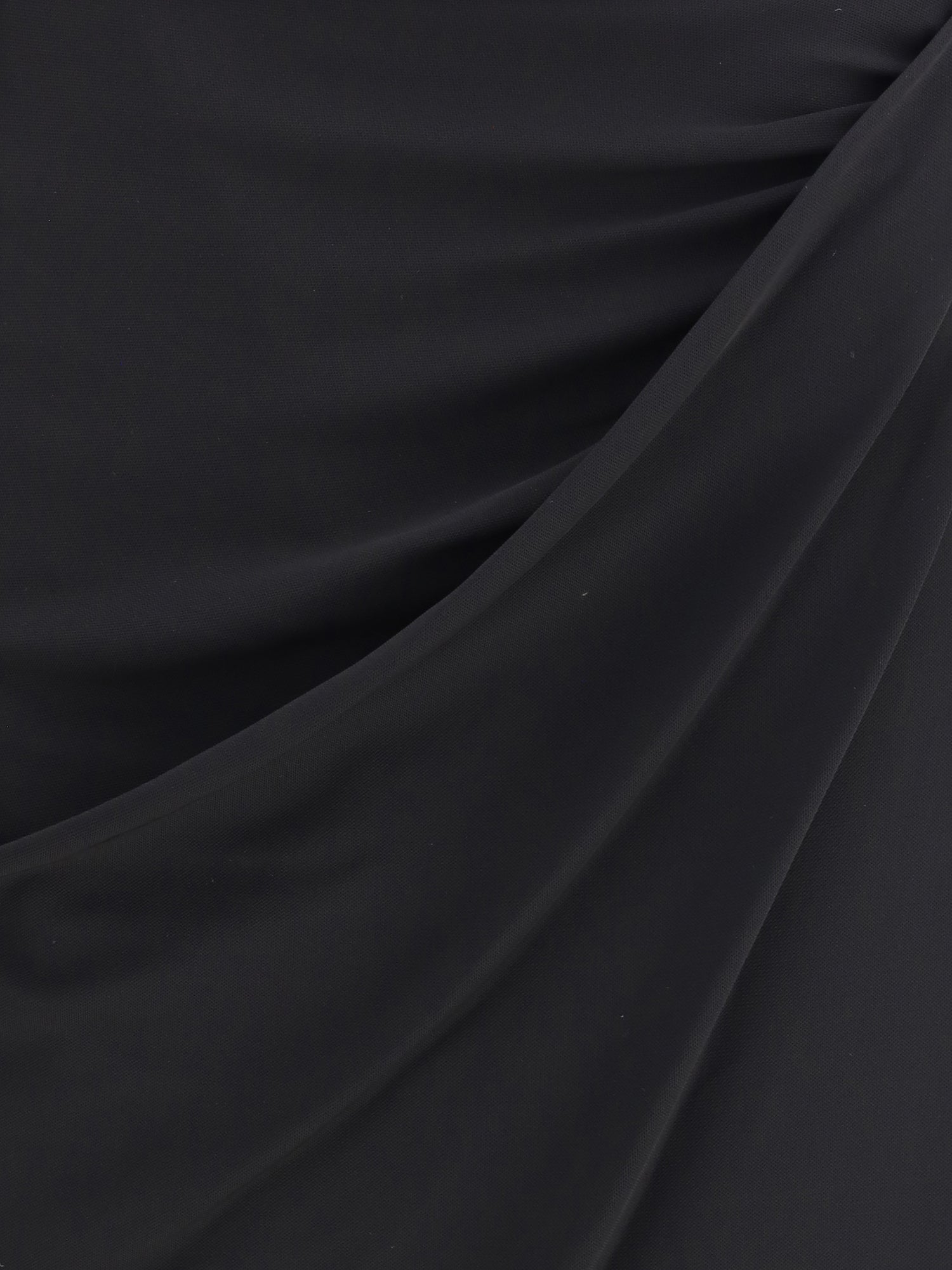 VERSACE 40 draped jersey skirt