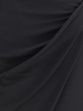 VERSACE 40 draped jersey skirt