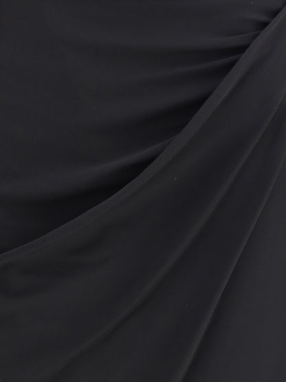 VERSACE 40 draped jersey skirt