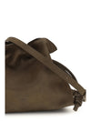 medium flamenco clutch in garnet nubuck