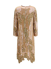 DRIES VAN NOTEN 38 long-sleeved sequin dress