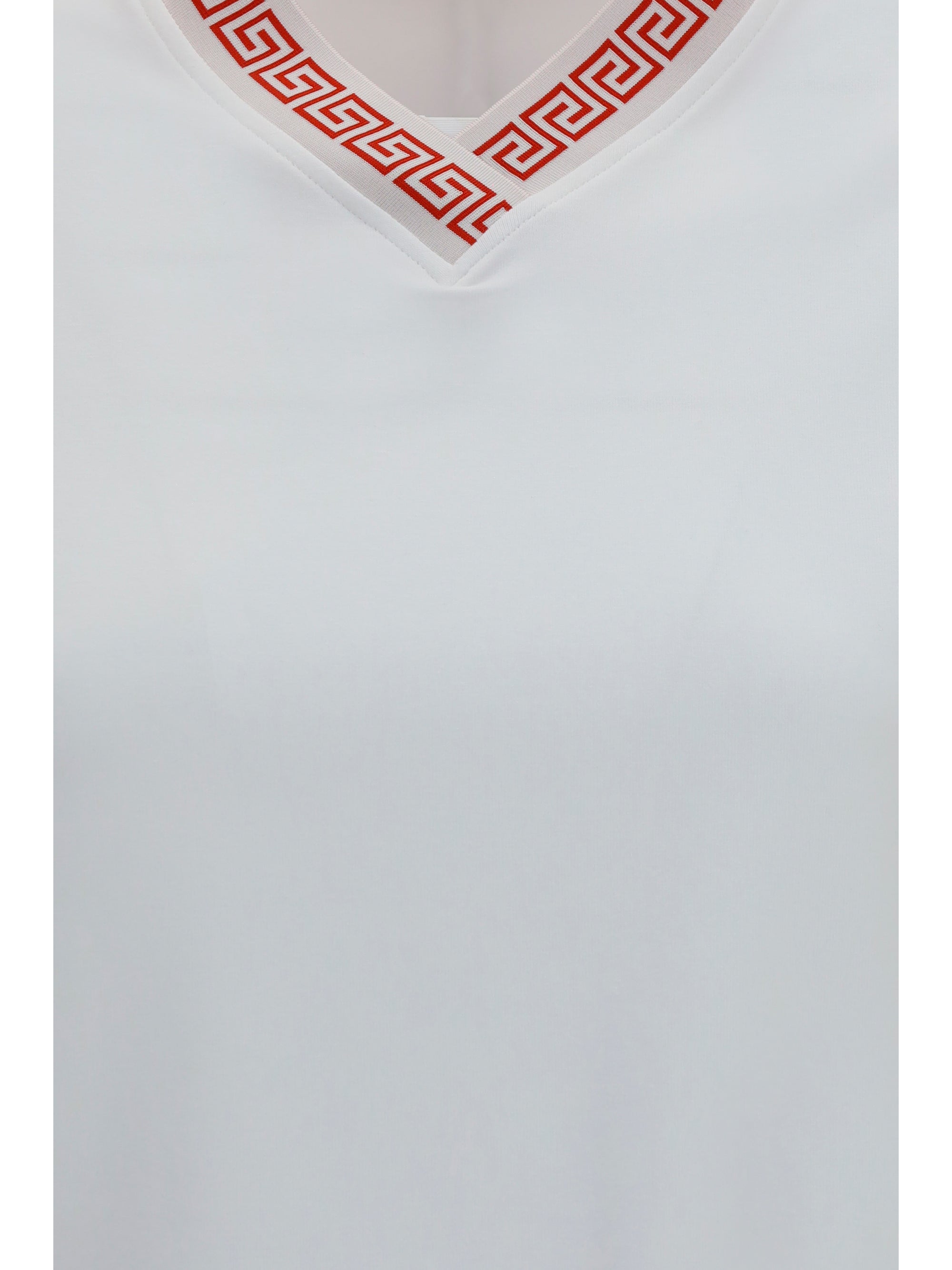 t-shirt by versace with greca details