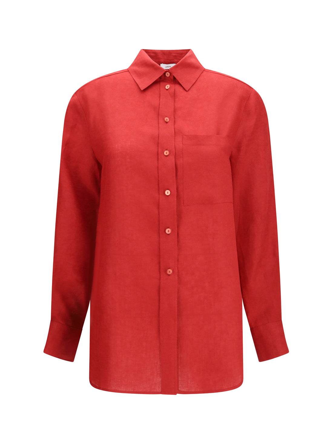 LARDINI 38 long-sleeved linen shirt