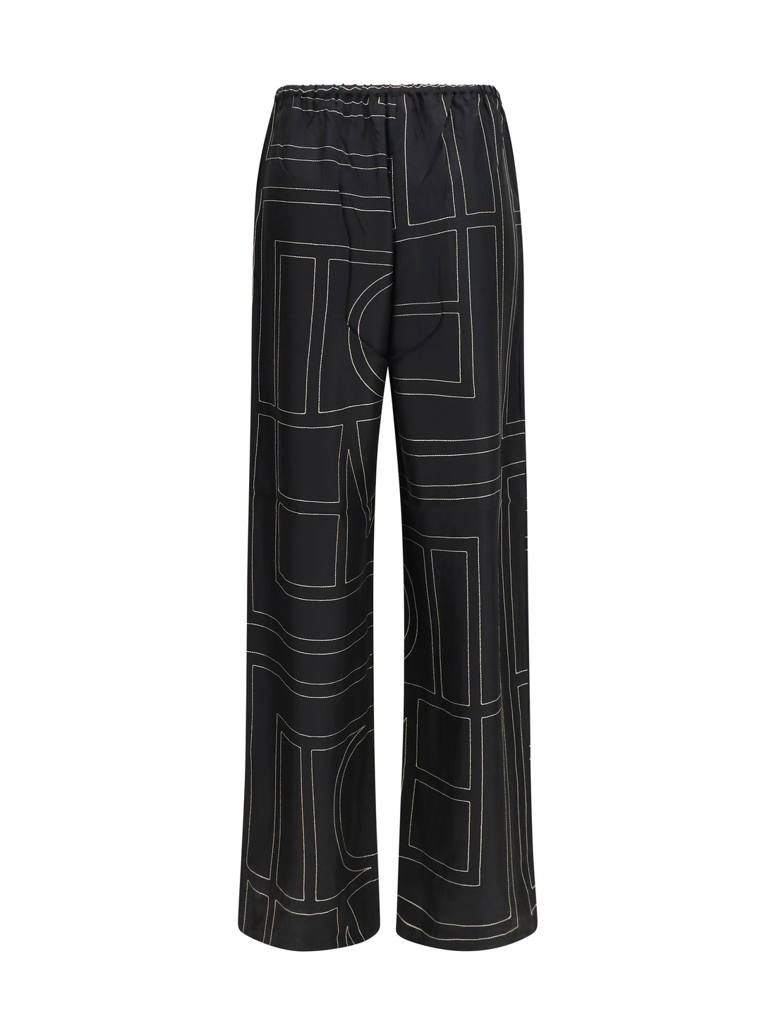 TOTEME 32 silk monogram pants