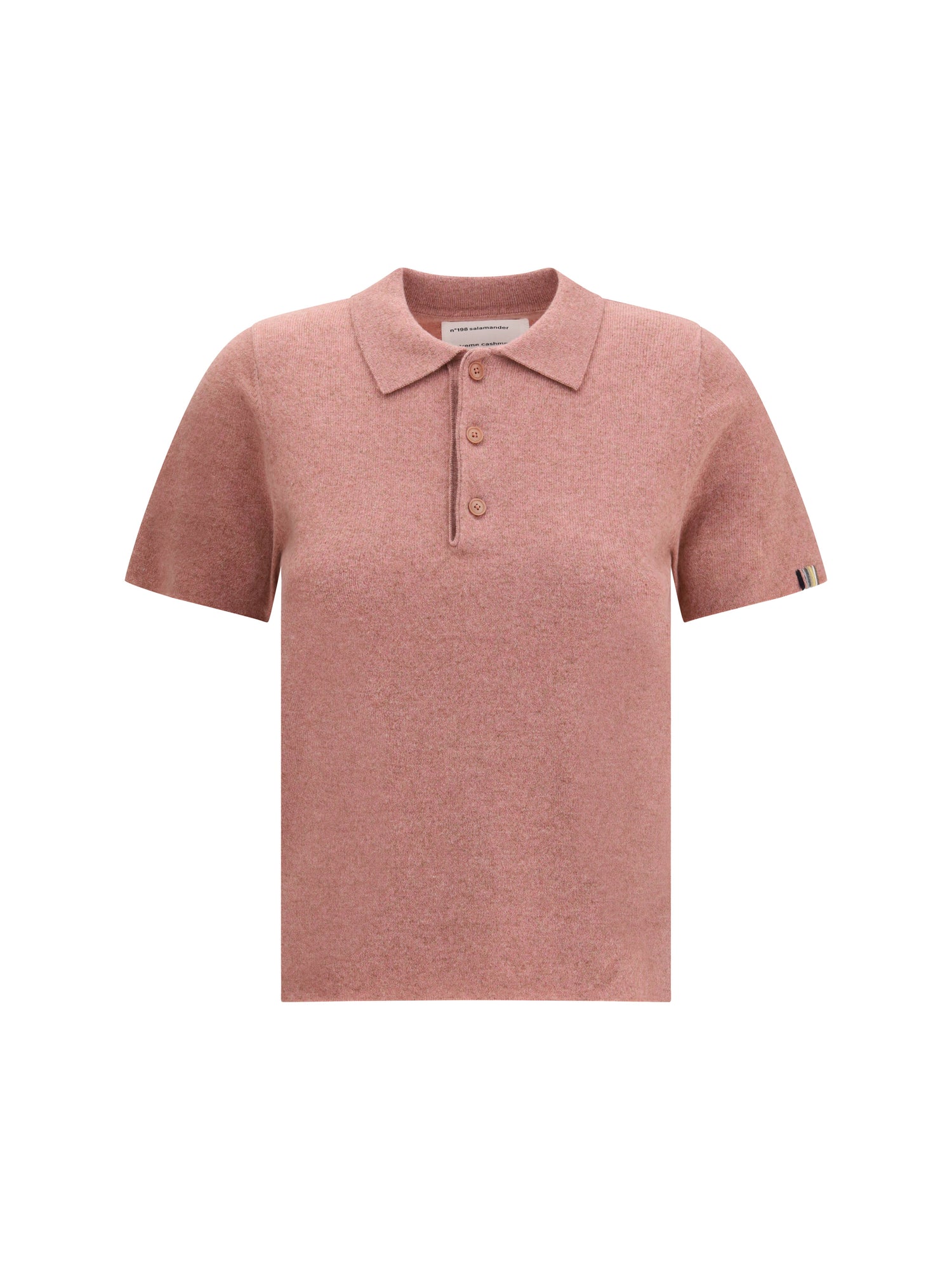 EXTREME CASHMERE OS cashmere polo sweater n°198 salamander