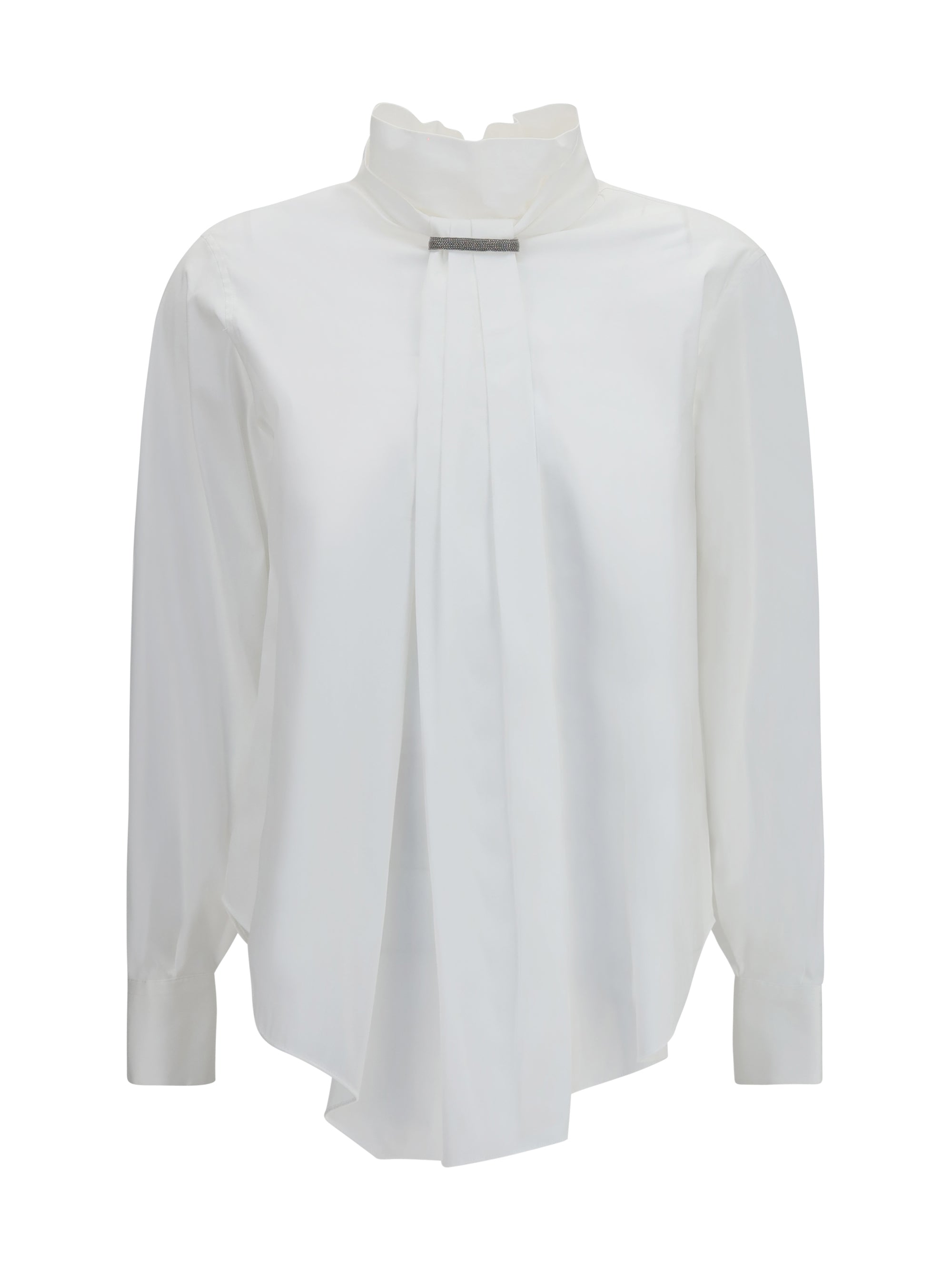 blouse with monili decoration