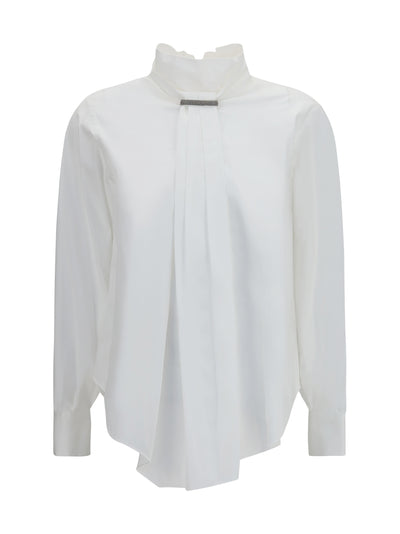 blouse with monili decoration