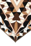 vivara print silk twill scarf