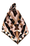 vivara print silk twill scarf