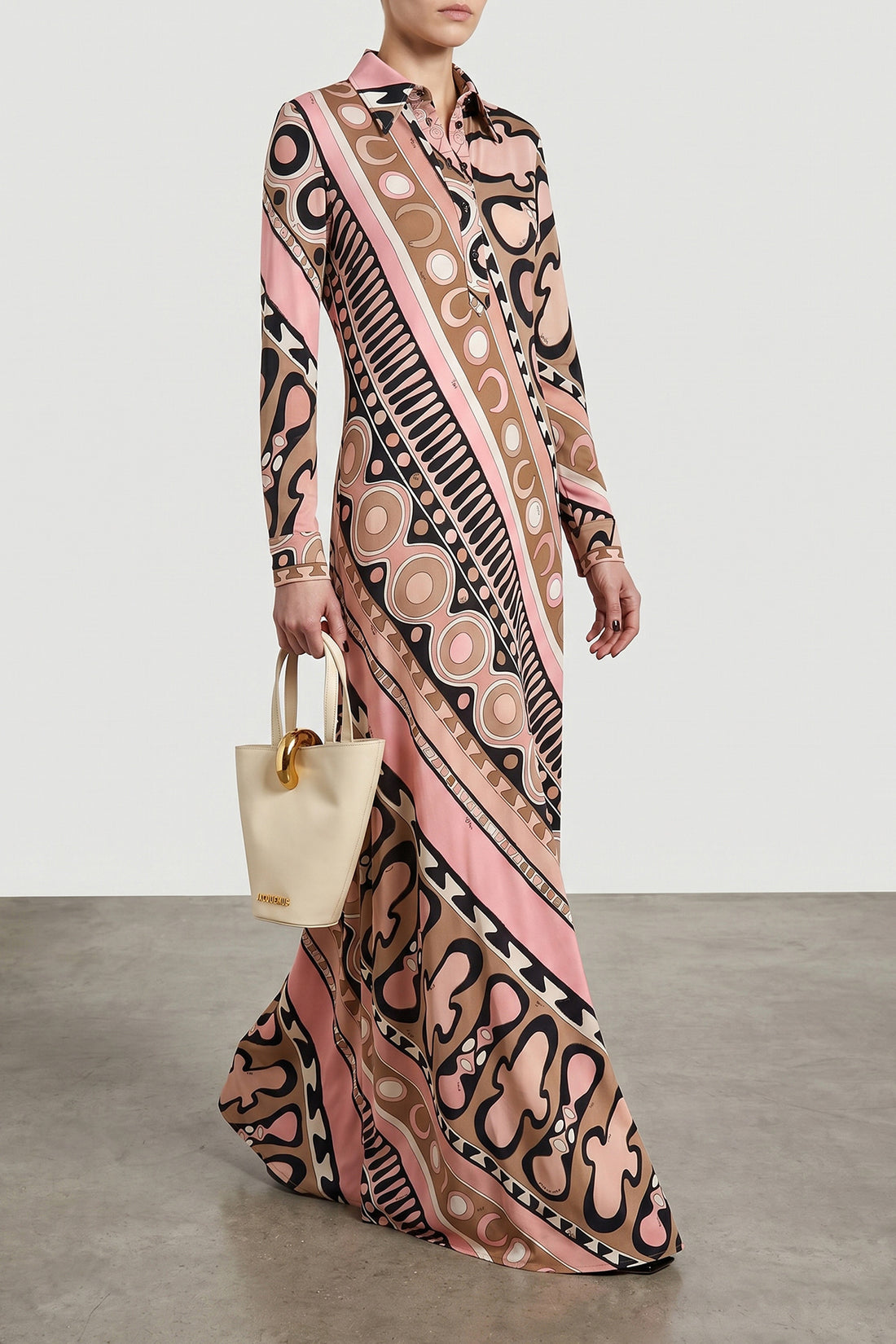 PUCCI 38 long dress in viscose jersey