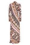 long dress in viscose jersey