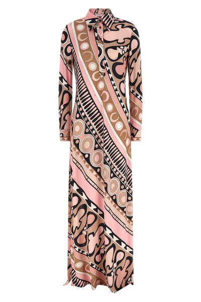 long dress in viscose jersey