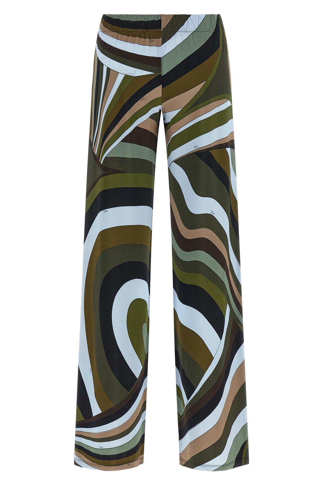 PUCCI 48 stretch viscose satin jersey pants