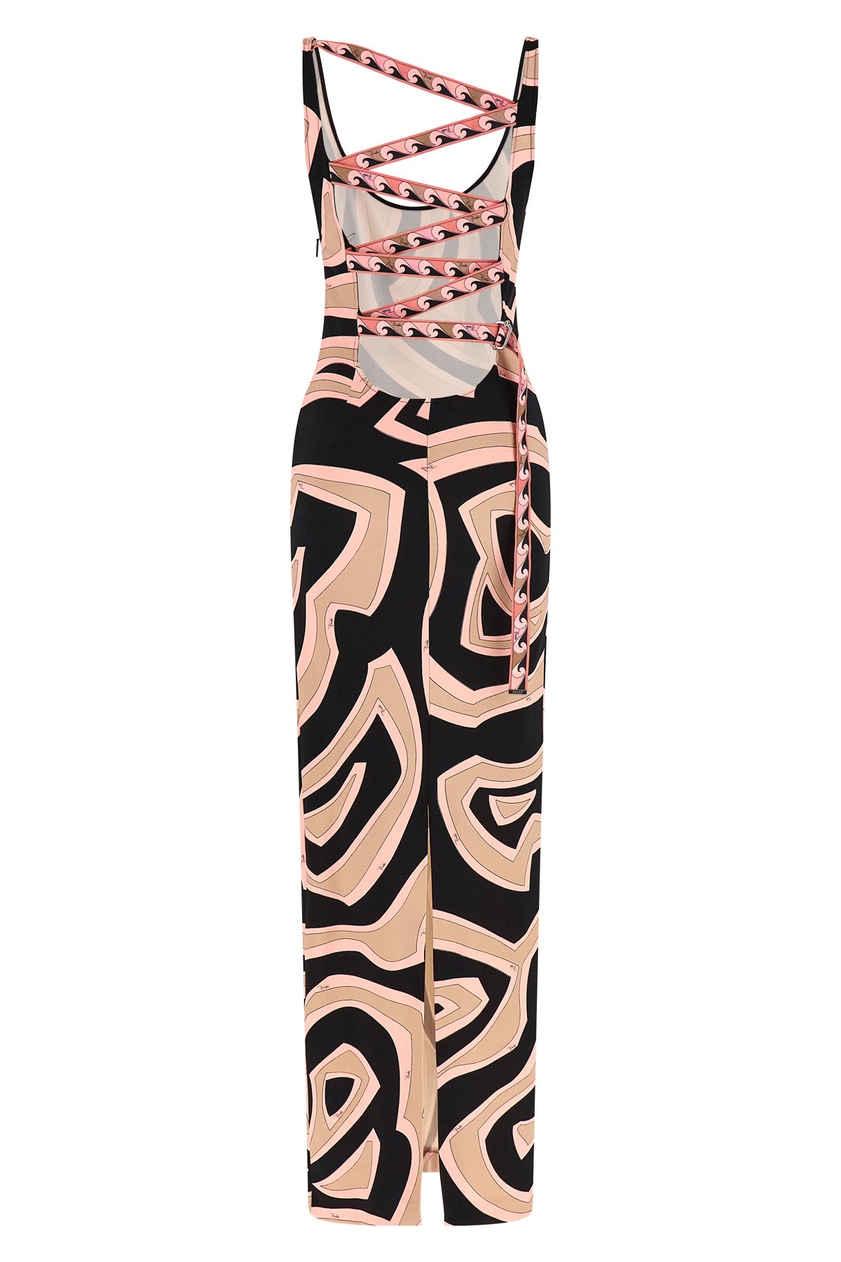 long compact jersey dress