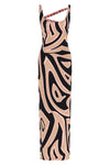 long compact jersey dress