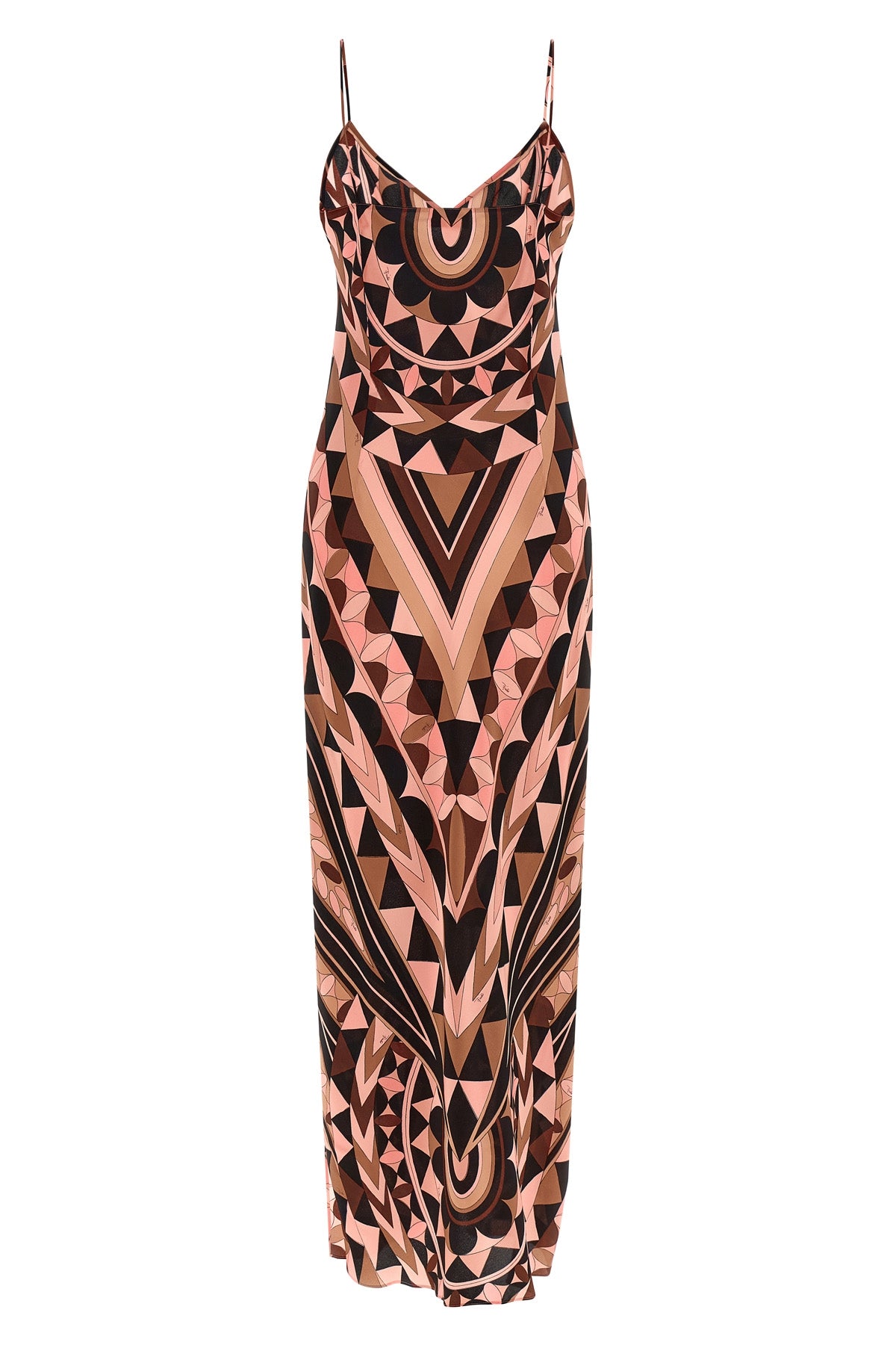 all over crepe de chine silk dress