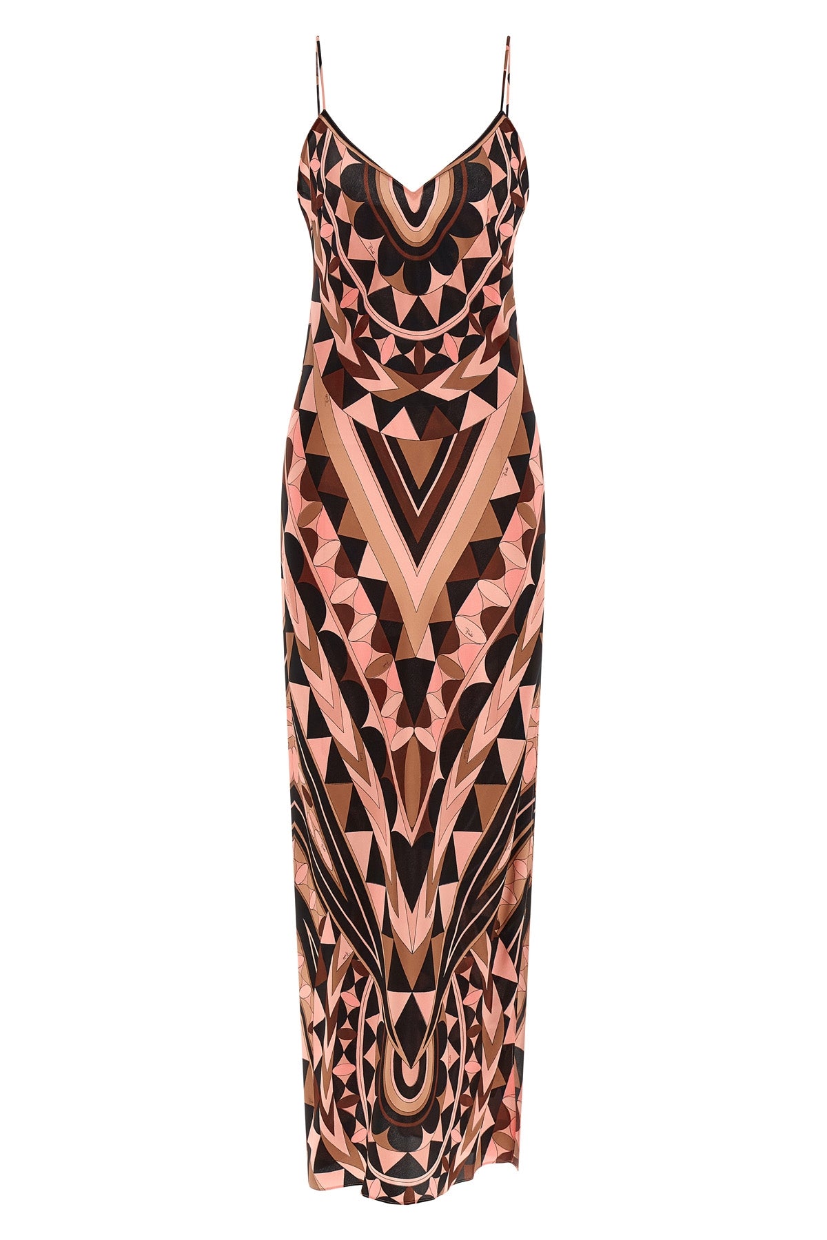 all over crepe de chine silk dress