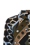 all over vivara print silk twill shirt