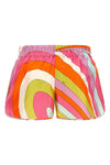 silk twill shorts
