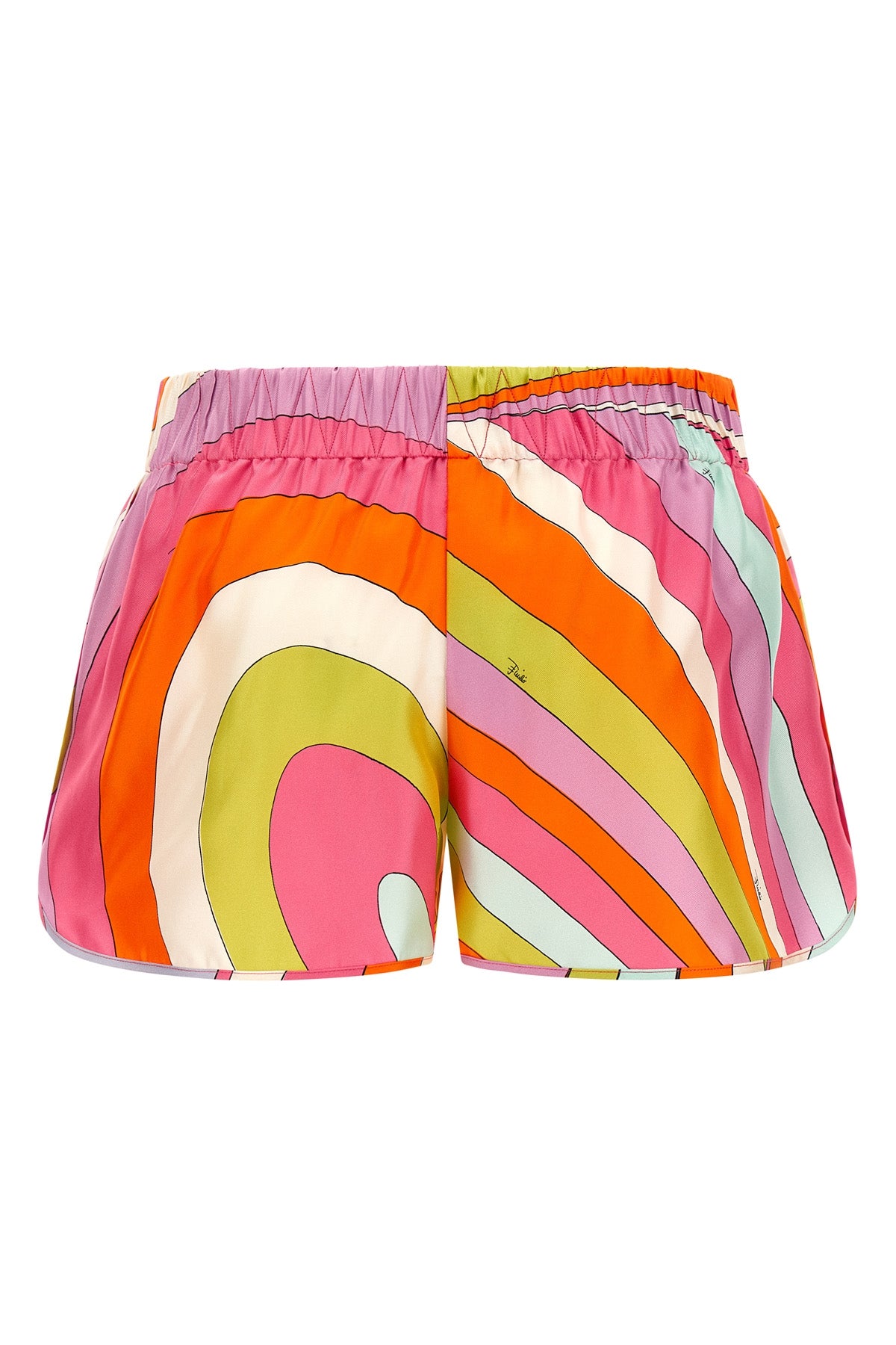 silk twill shorts