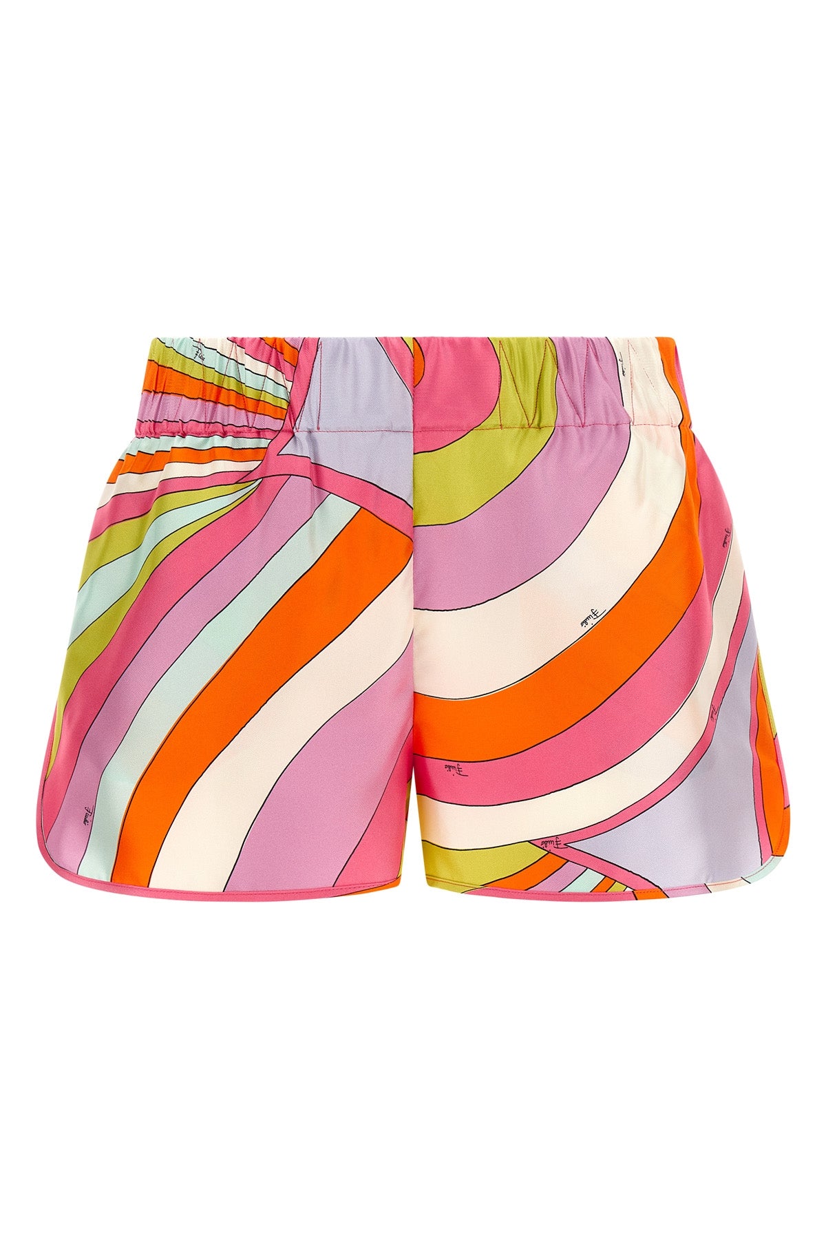 silk twill shorts
