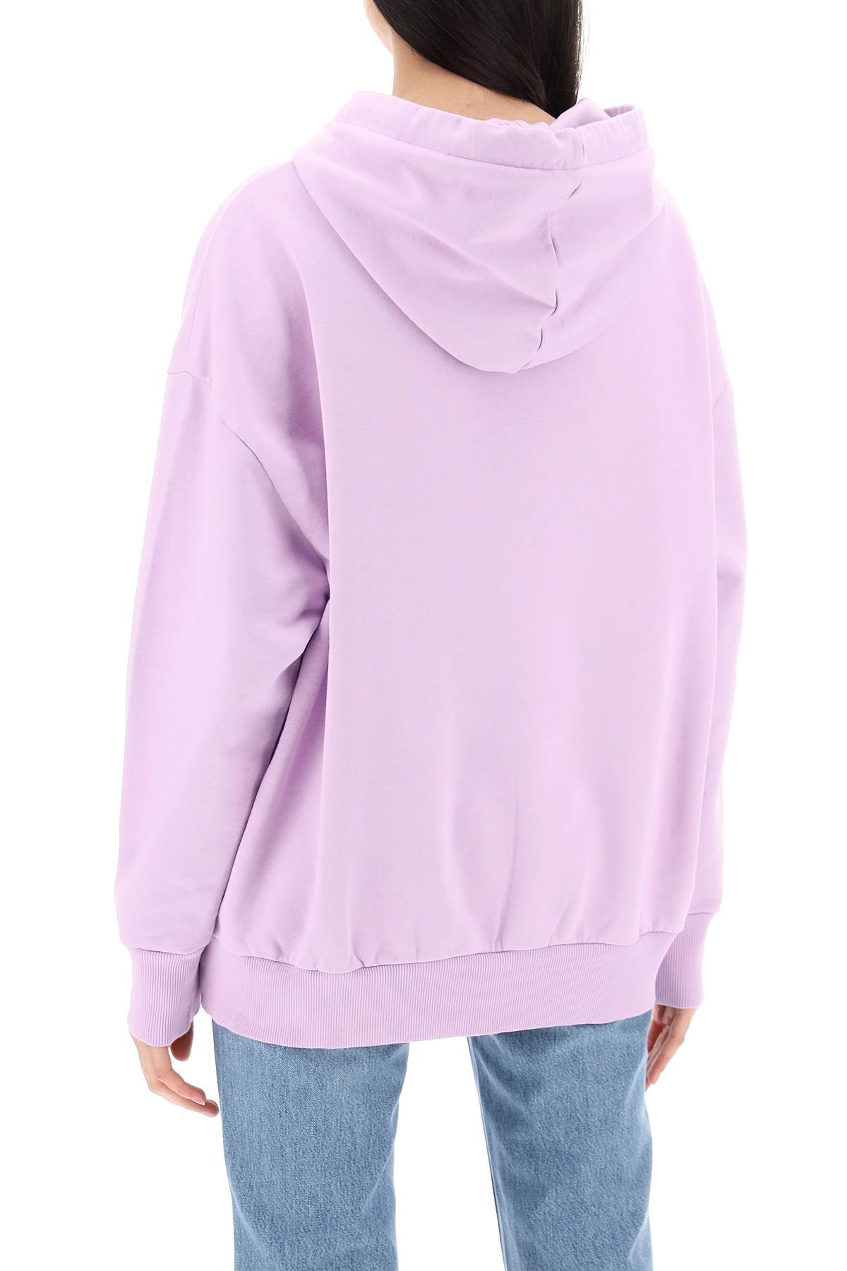 iconic mini heart hooded sweatshirt