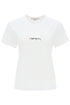 t-shirt with embroidered signature