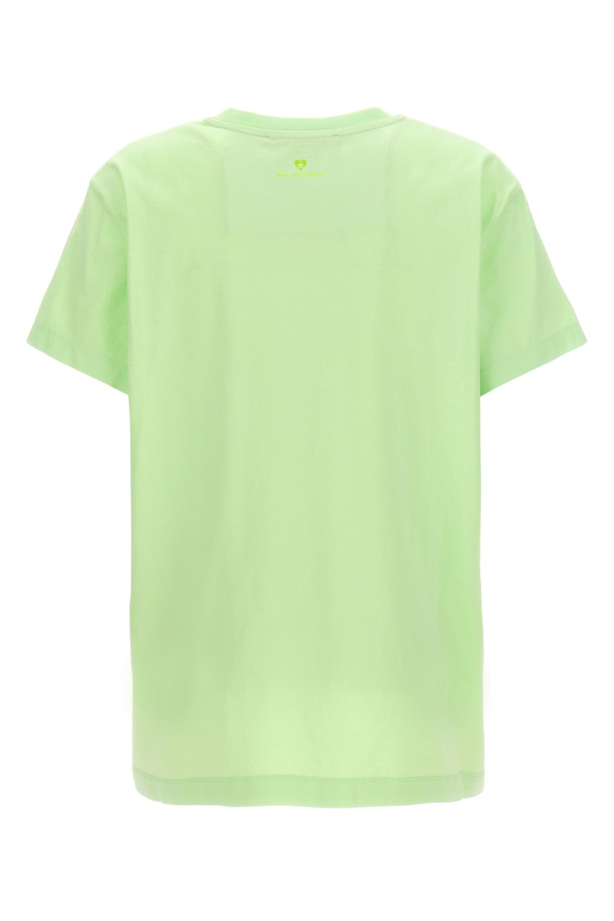 iconic mini heart cotton crew neck t-shirt