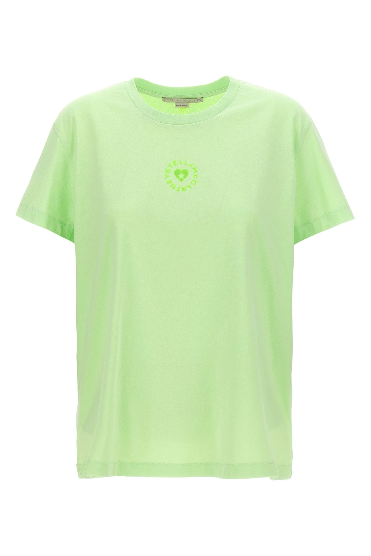 iconic mini heart cotton crew neck t-shirt
