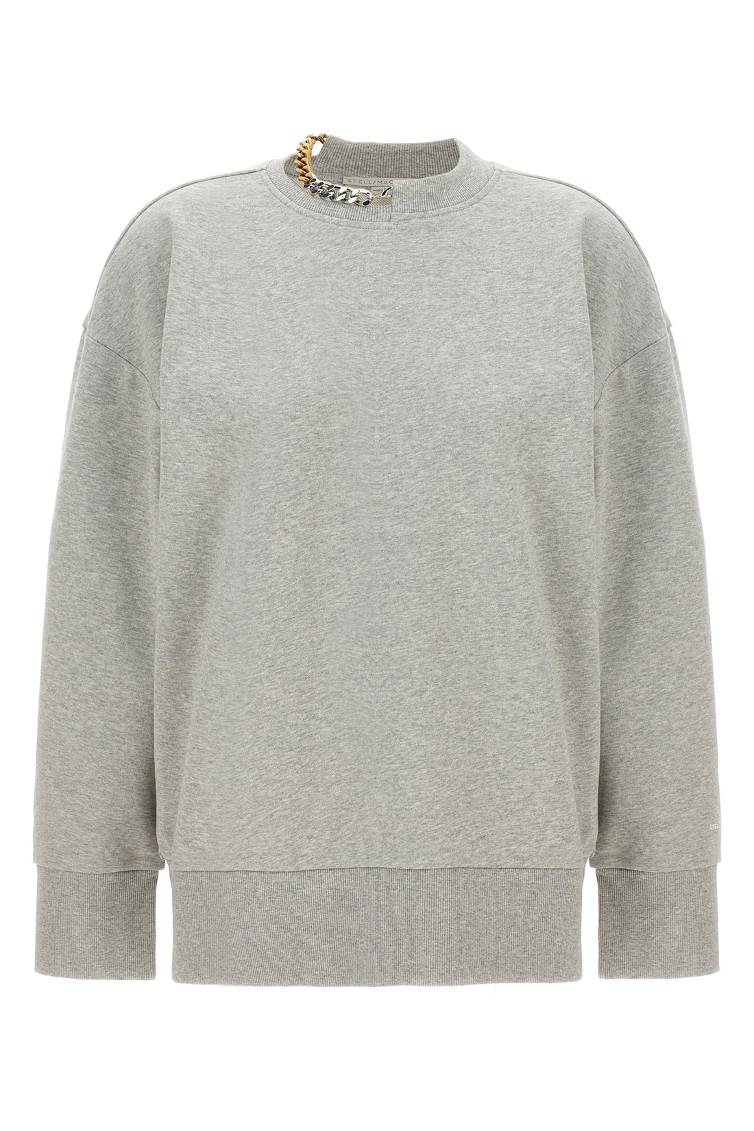 STELLA MCCARTNEY XS chain cotton sweatshirt