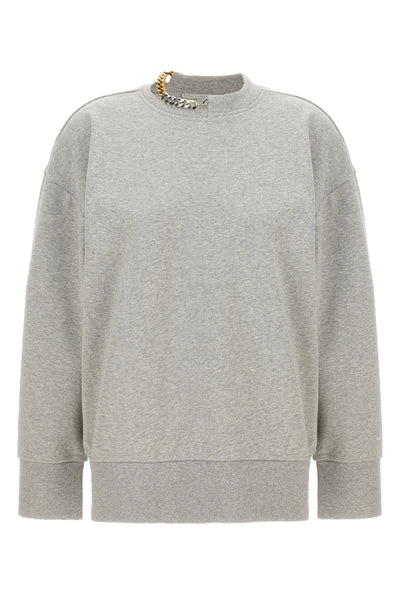 chain cotton sweatshirt