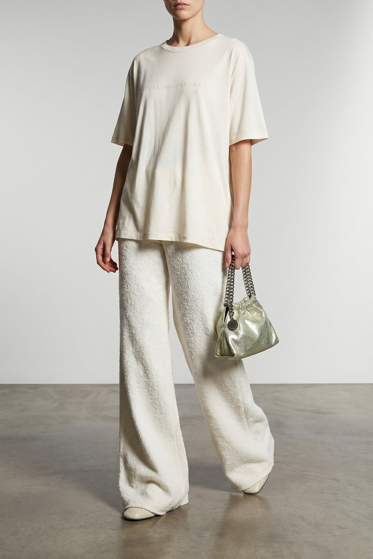 t-shirt in linen blend