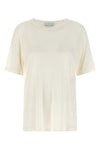 t-shirt in linen blend