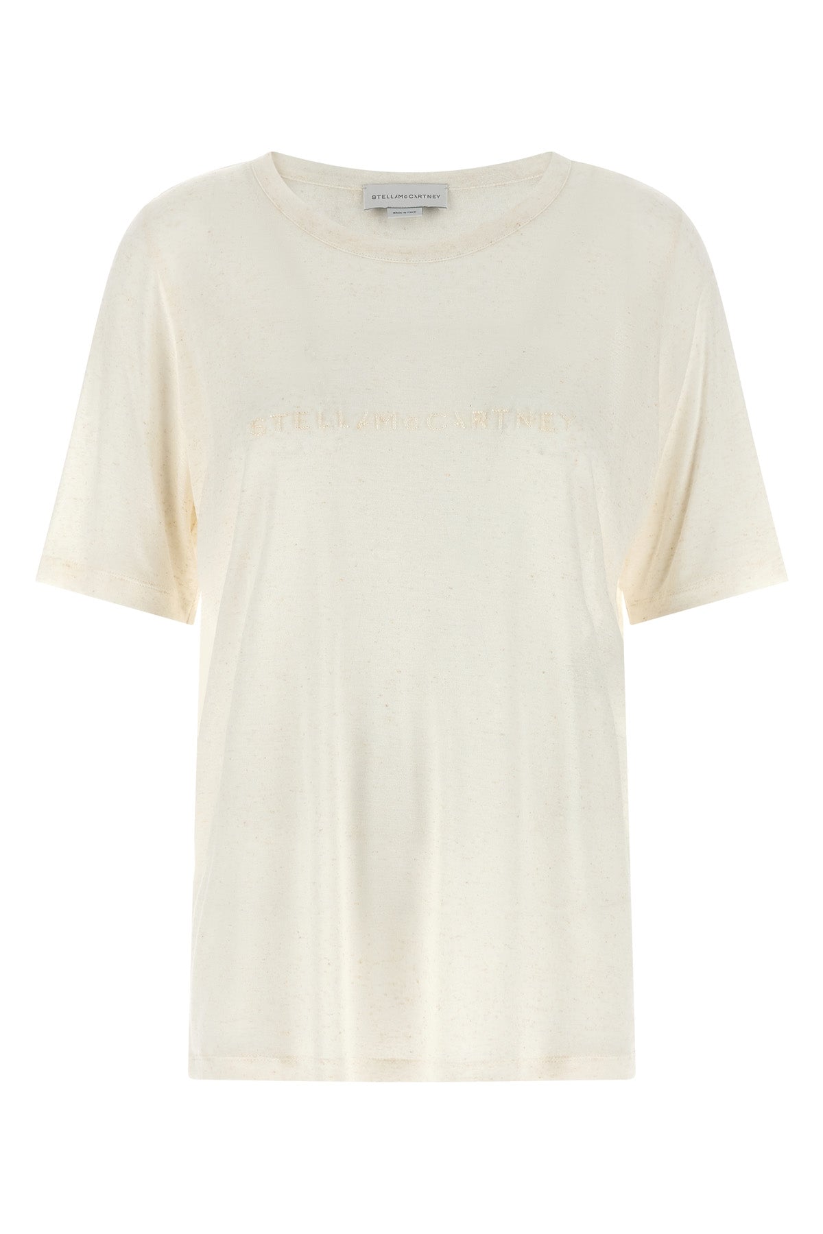 t-shirt in linen blend
