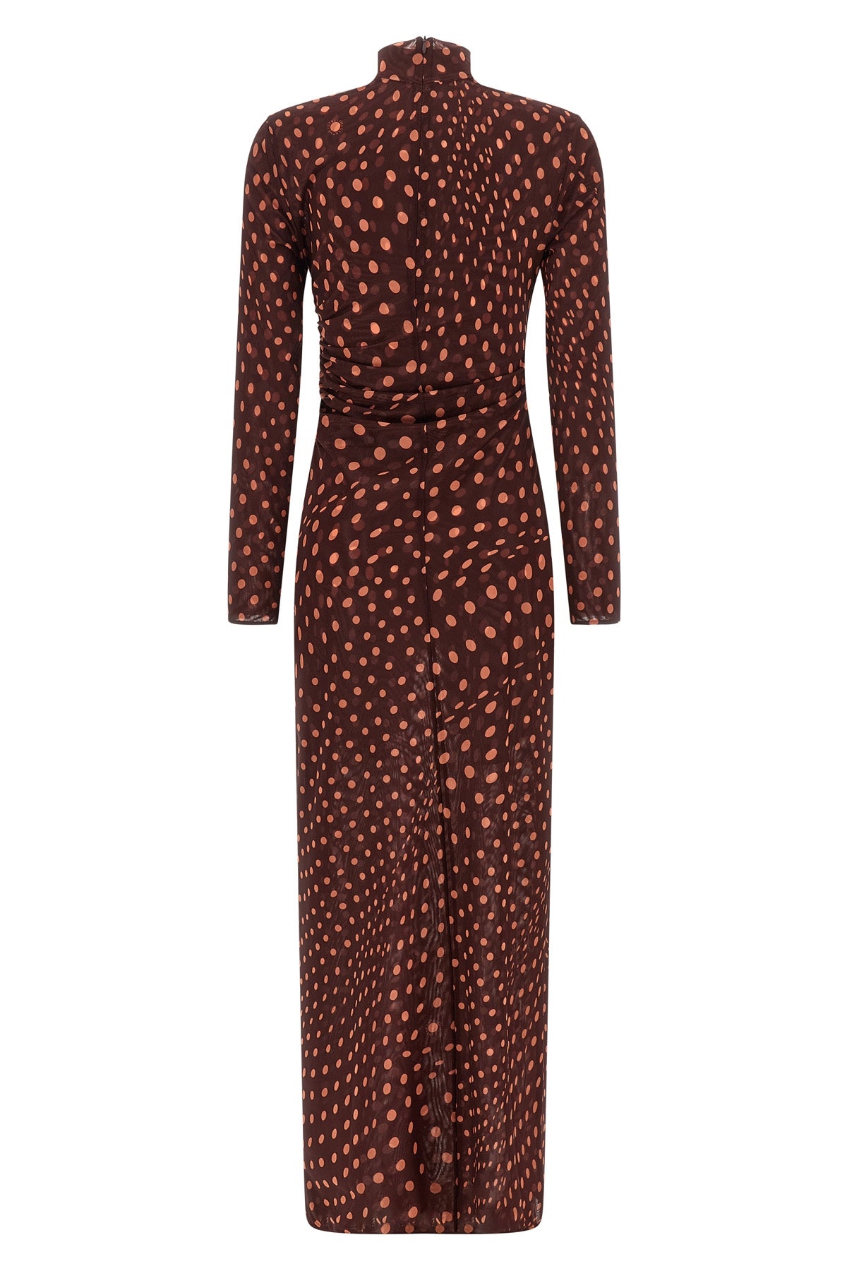 the stella mccartney long dress defines a tight silhouette through a precise sar