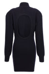 wool blend knit dress