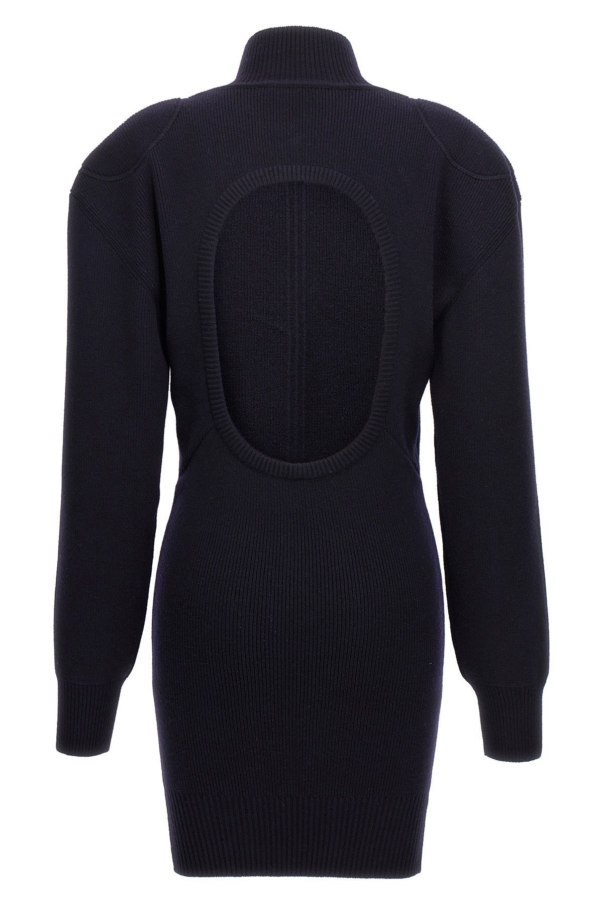 wool blend knit dress