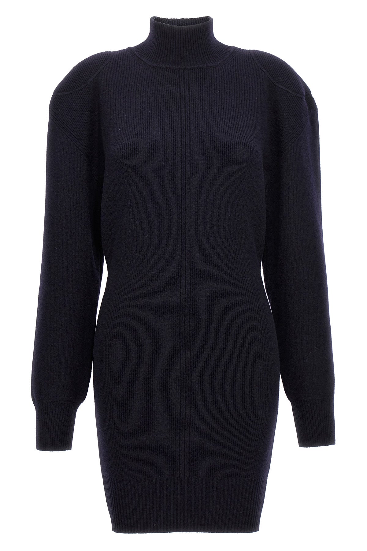 wool blend knit dress