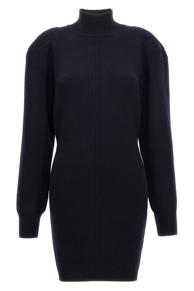 wool blend knit dress